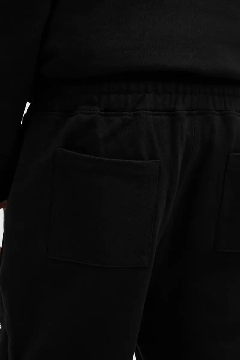 pantaloncini in cotone UNDRGRND SWEATSHORT colore nero M002TC miniatura 4