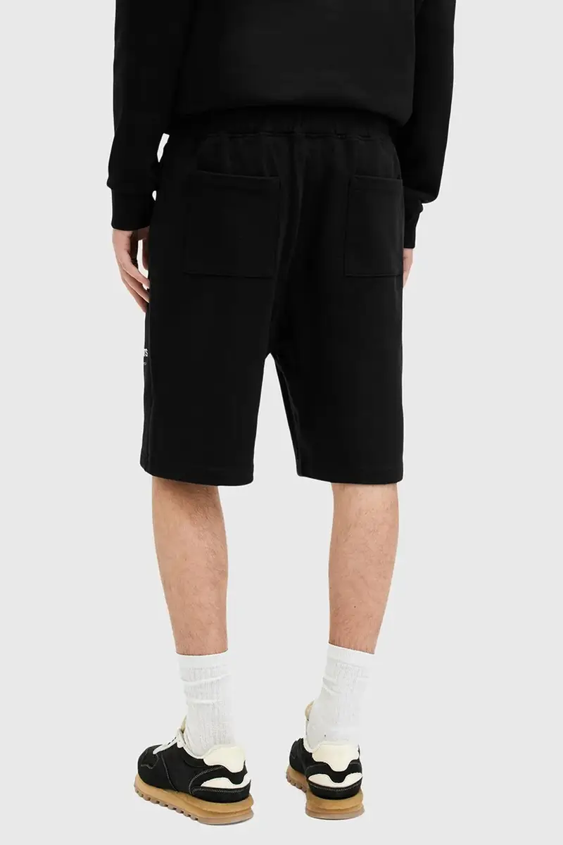 pantaloncini in cotone UNDRGRND SWEATSHORT colore nero M002TC miniatura 5