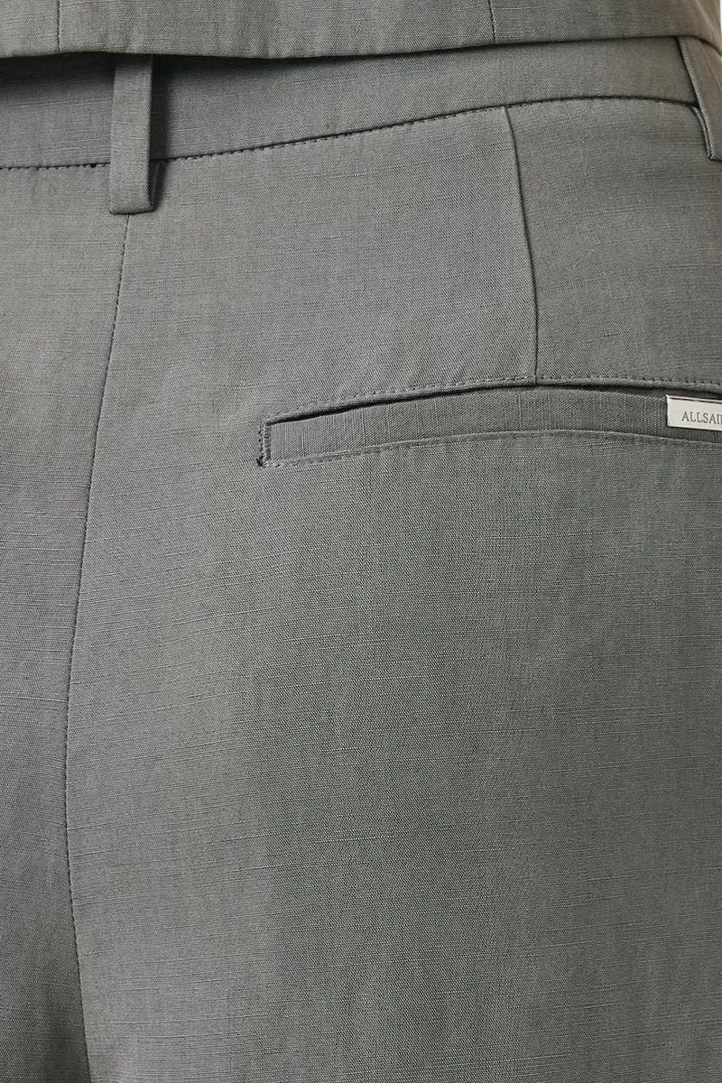 pantaloncini in lino misto AVERIE donna colore grigio W046QC miniatura 4