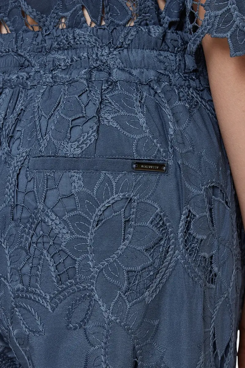 pantaloni CHARLI donna colore blu W080TC miniatura 4