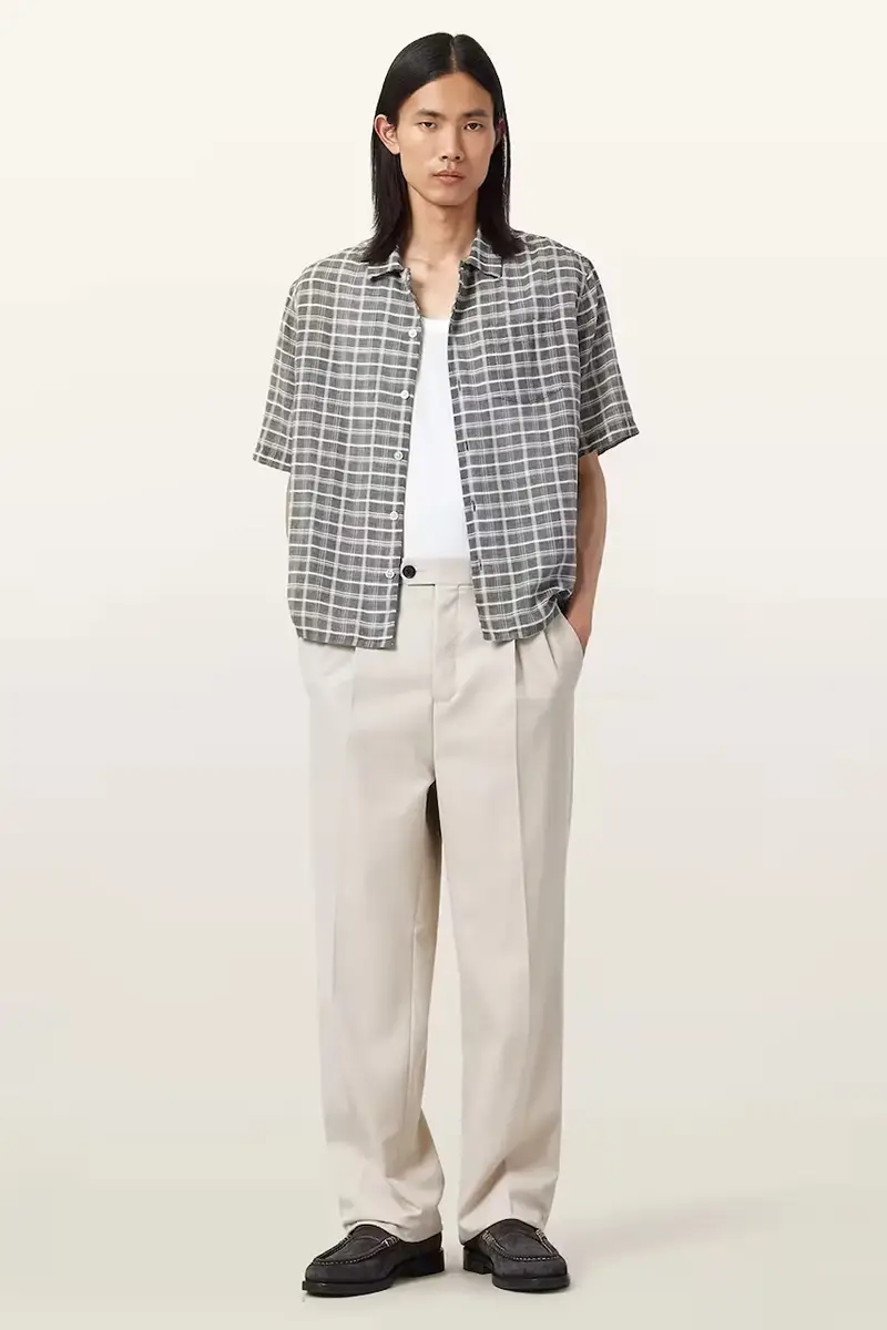 pantaloni con lana TALLIS colore beige M021TD