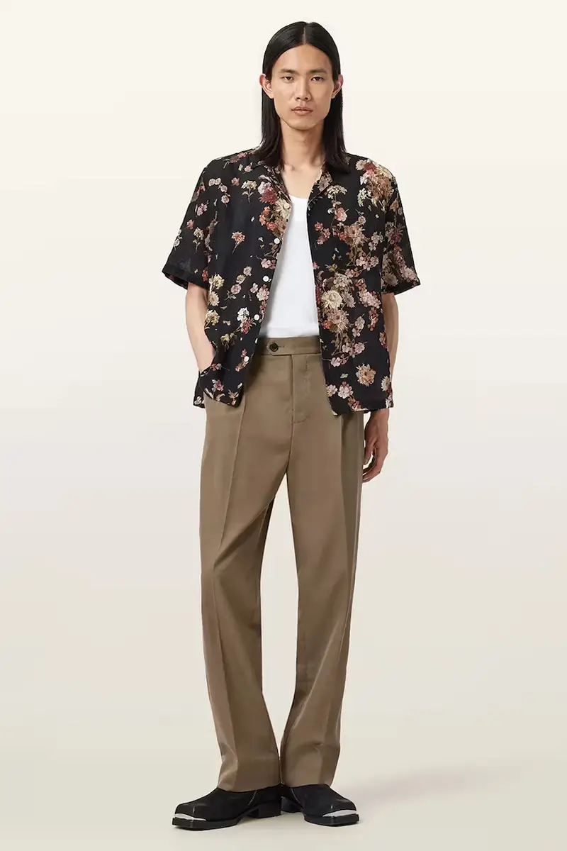 pantaloni con lana TALLIS colore marrone M021TD