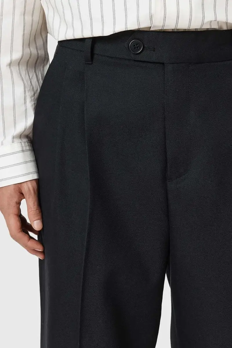 pantaloni con lana TALLIS colore nero M021TD miniatura 3