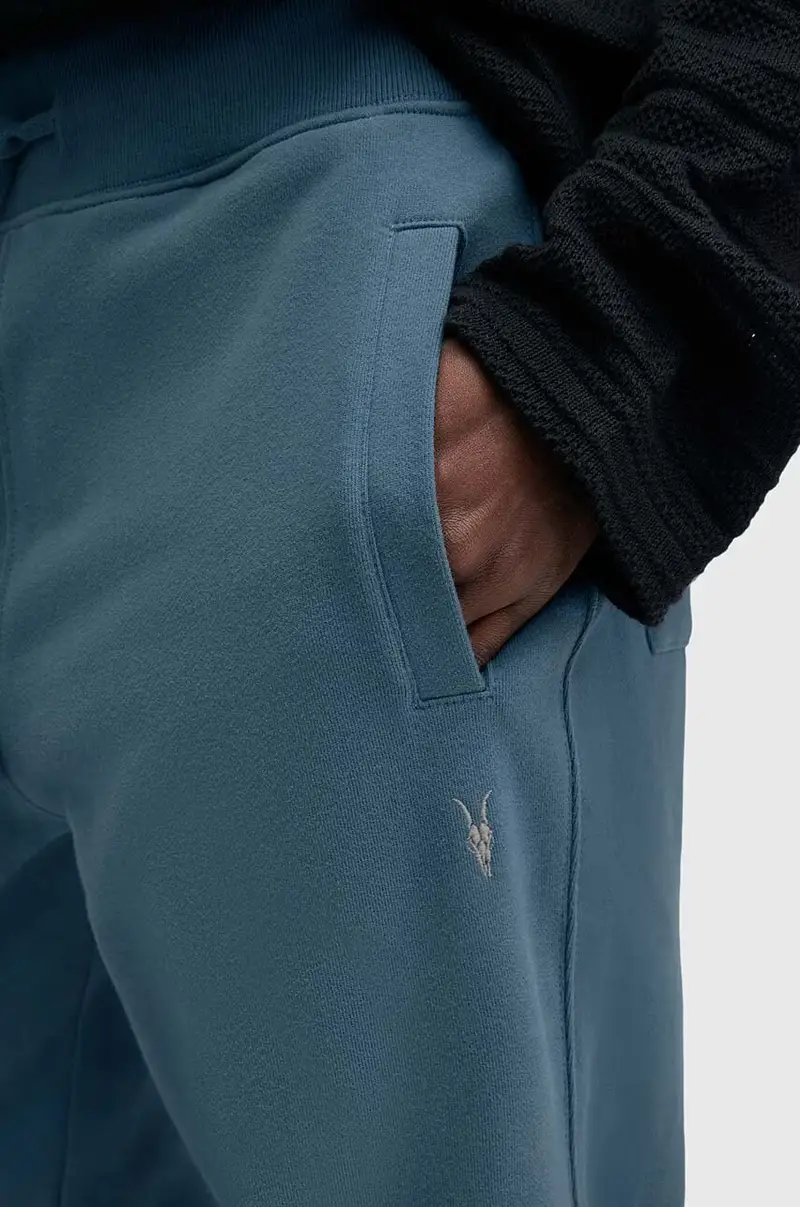 pantaloni della tuta di cotone RAVEN SWEATPANT colore blu M031TA miniatura 3