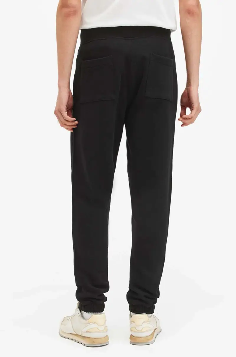 pantaloni della tuta di cotone RAVEN SWEATPANT colore nero M031TA miniatura 5