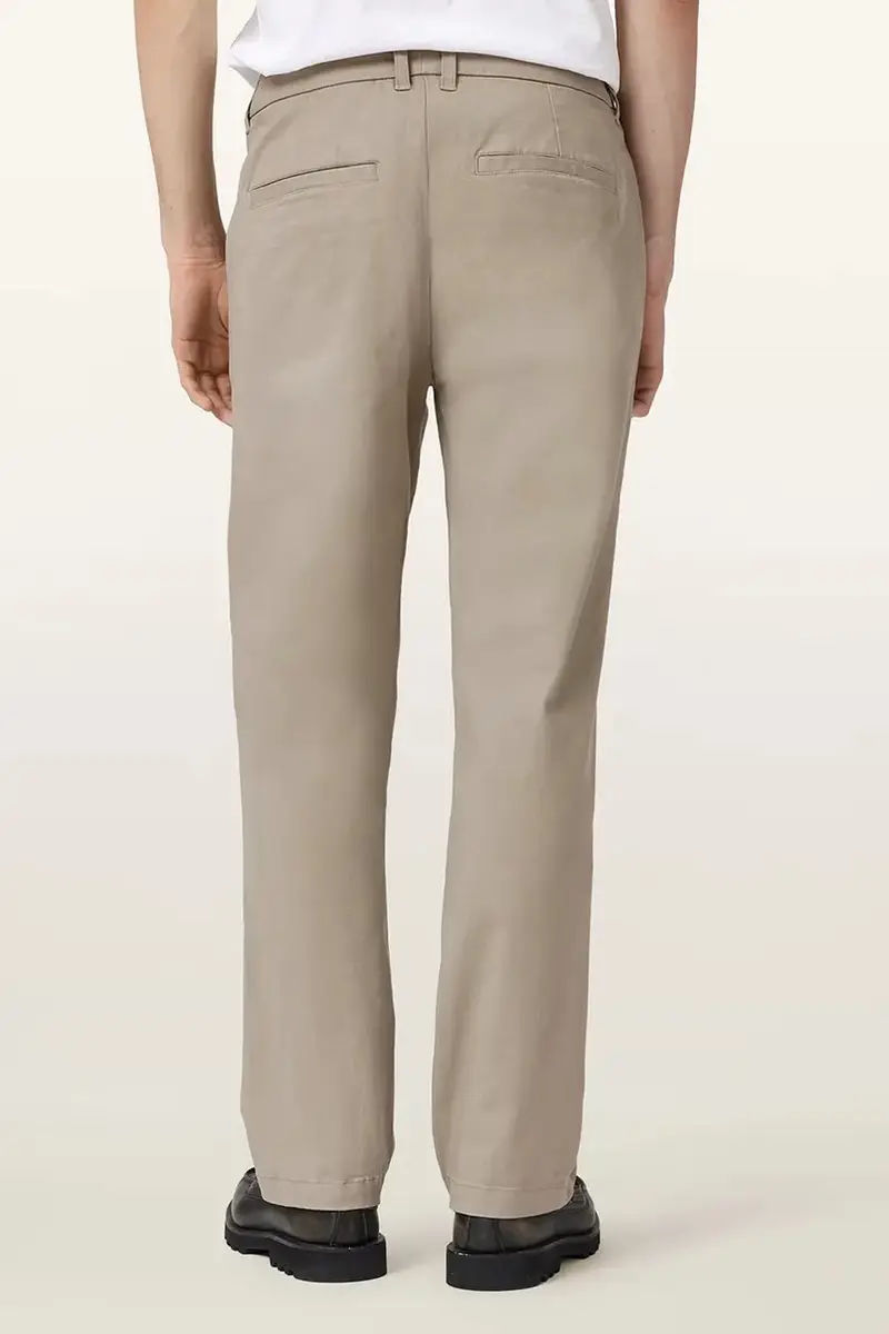 pantaloni in cotone BECKLEY uomo colore beige M022TD miniatura 5