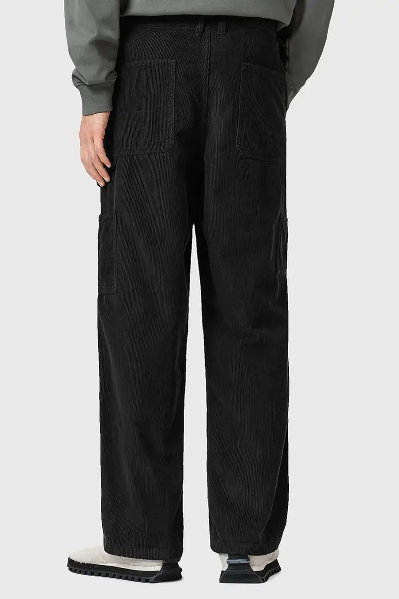 pantaloni in cotone DUNSTAN uomo colore nero M008TD miniatura 4