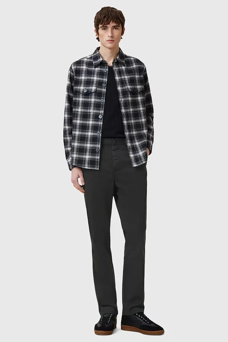 pantaloni in cotone RHODE uomo colore nero M041TA