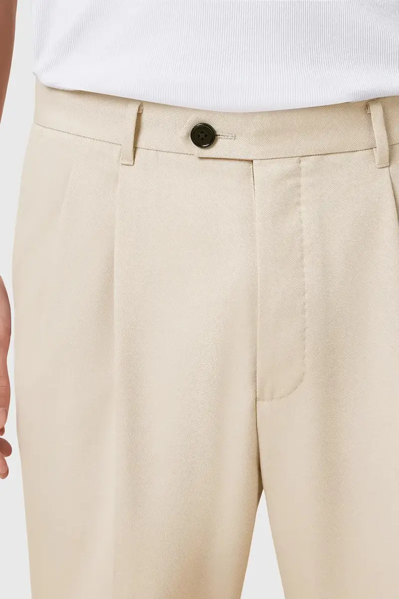 pantaloni in misto lana TALLIS uomo colore beige M032TB miniatura 3