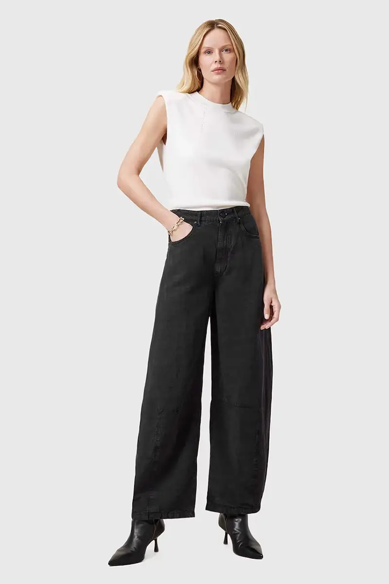 pantaloni JETT donna colore nero W077TC