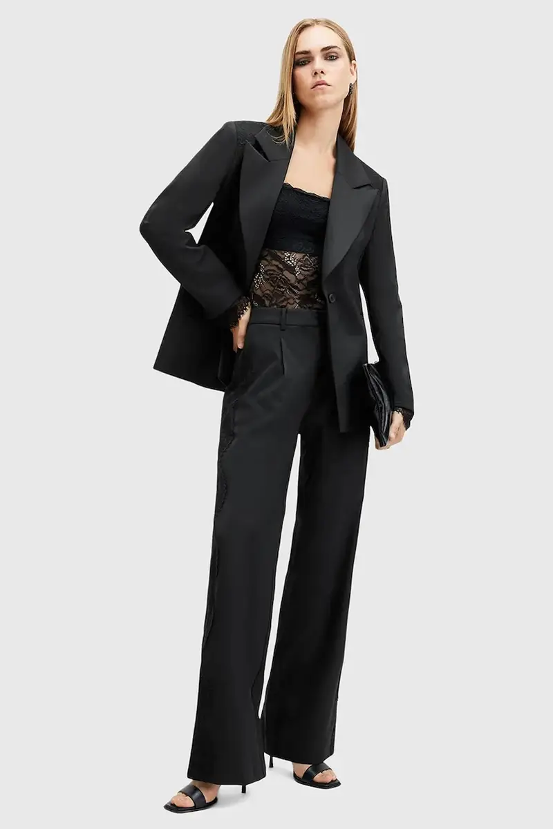 pantaloni LACEY donna colore nero W017QB