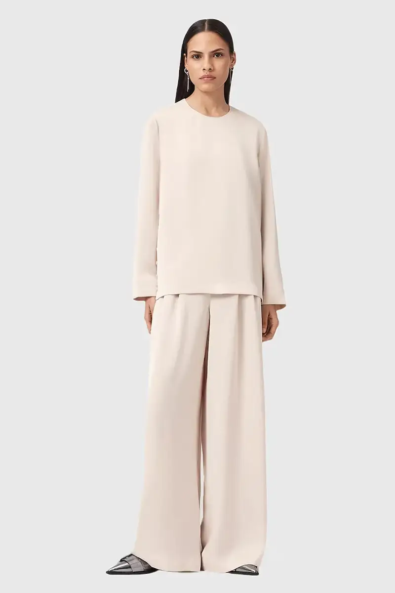 pantaloni LEANNE donna colore bianco W015TD