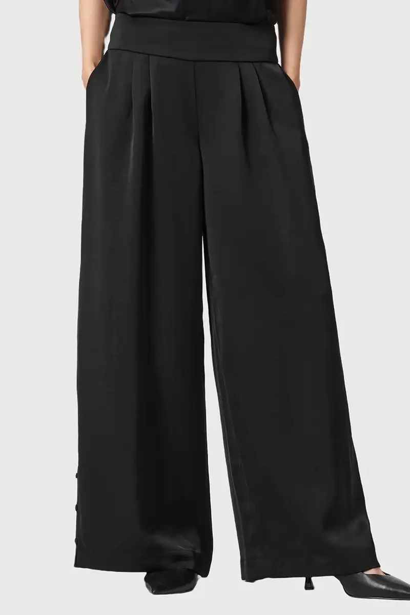 pantaloni LEANNE donna colore nero W015TD miniatura 2