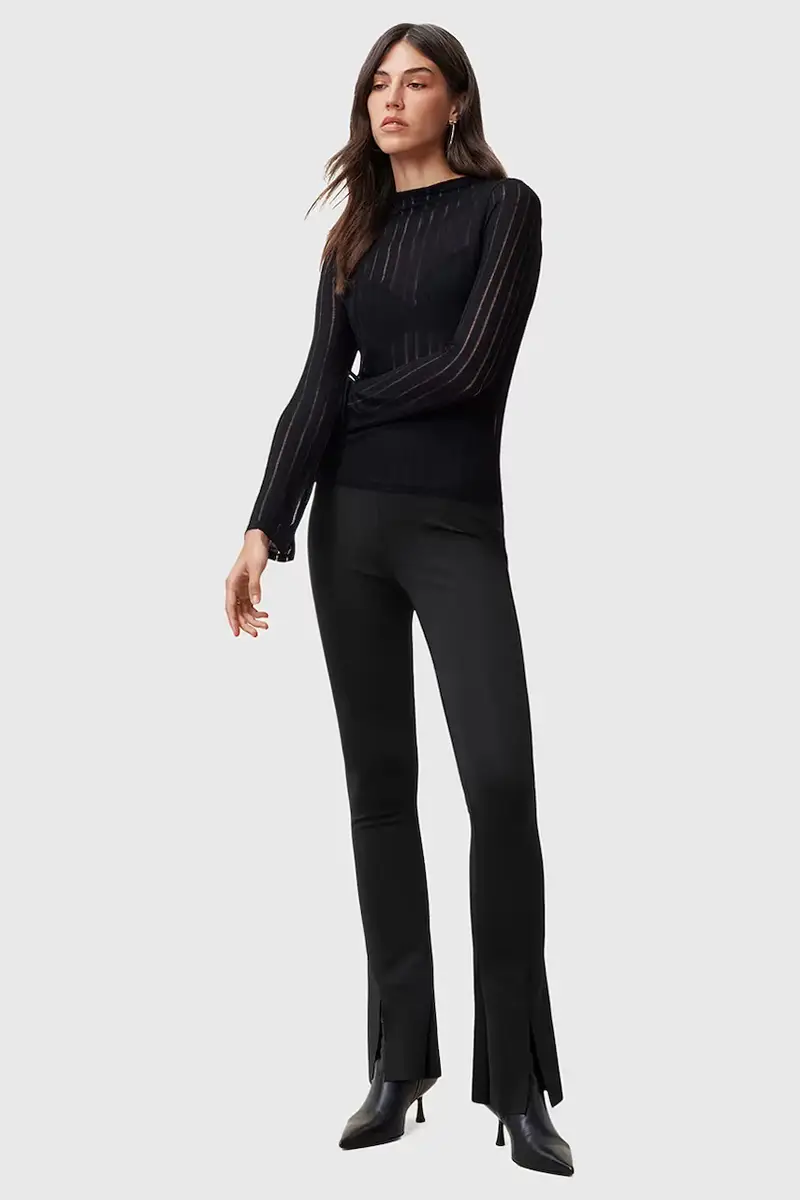pantaloni RYLA donna colore nero W025TC