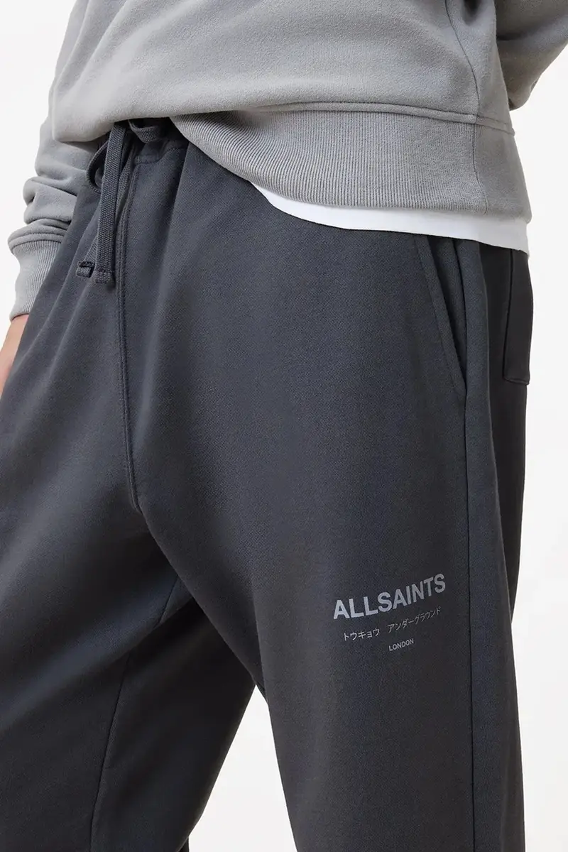 pantaloni tuta di cotone UNDRGRND colore grigio M031TB miniatura 4