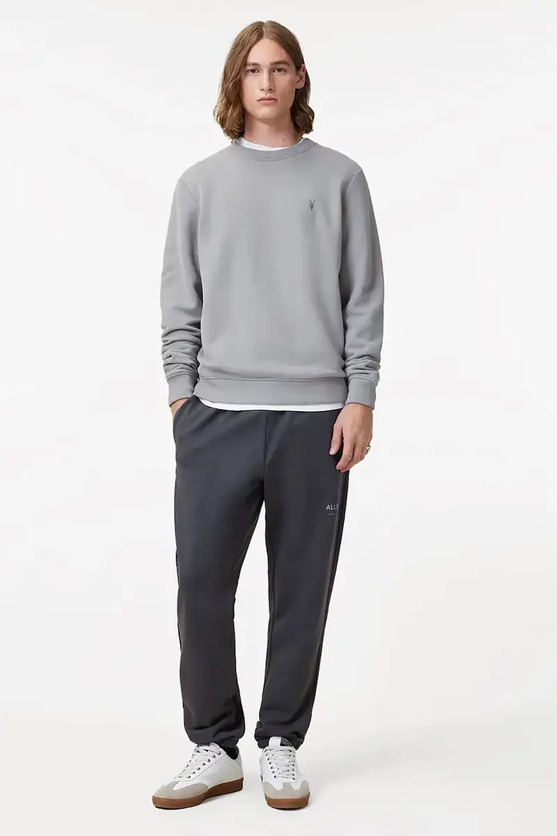 pantaloni tuta di cotone UNDRGRND colore grigio M031TB