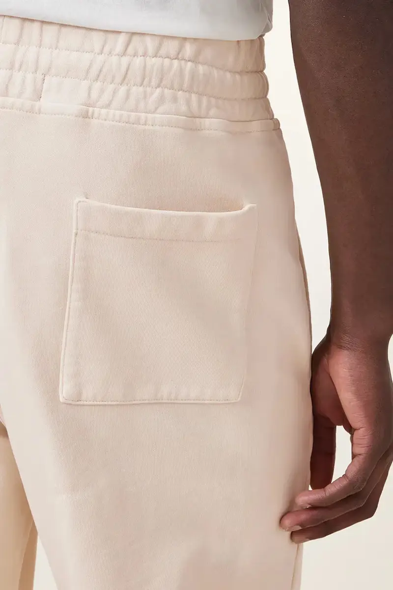 pantaloni tuta di cotone UNDRGRND colore grigio M031TB Beige miniatura 4