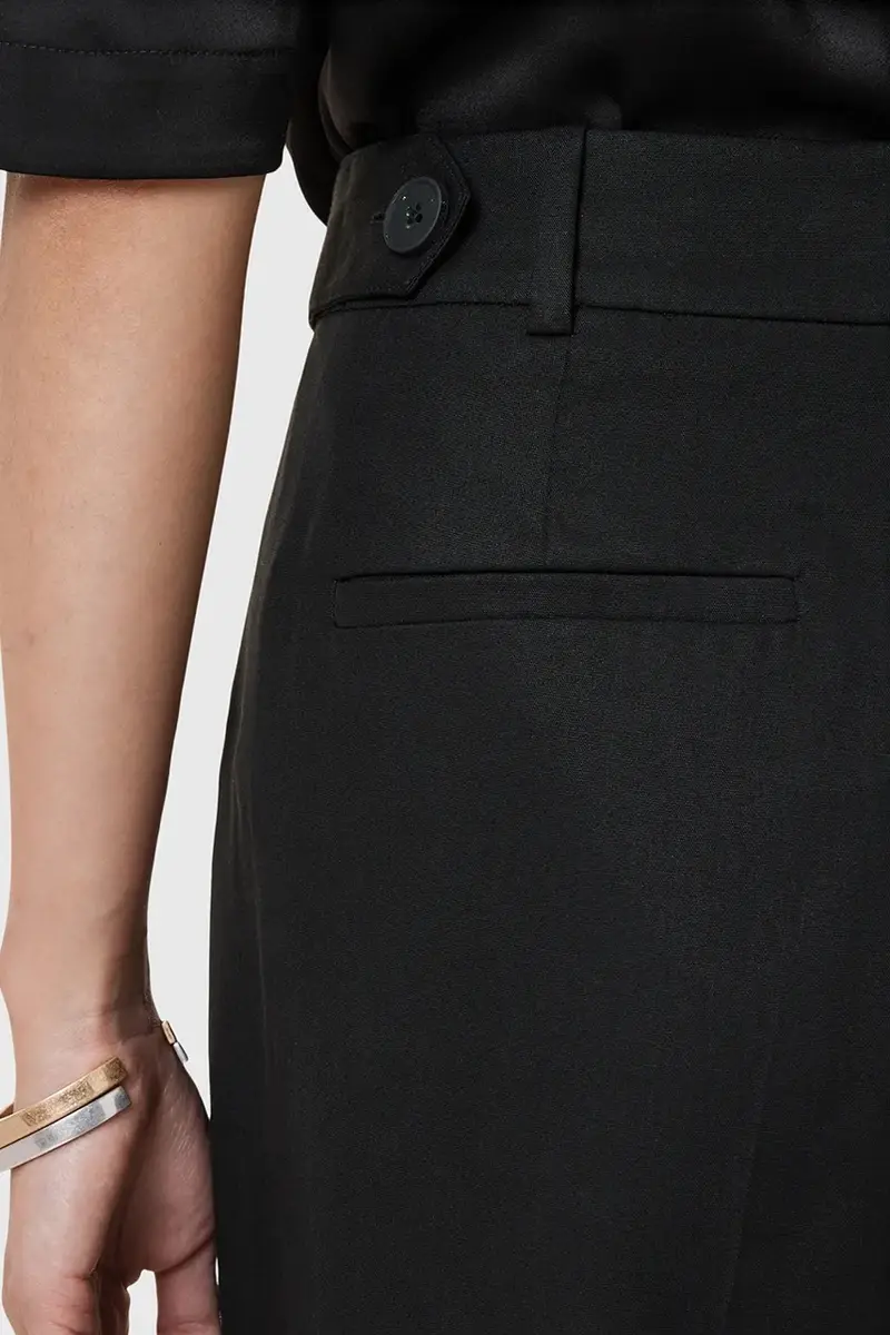 pantaloni ZENNI donna colore nero W023TC miniatura 4