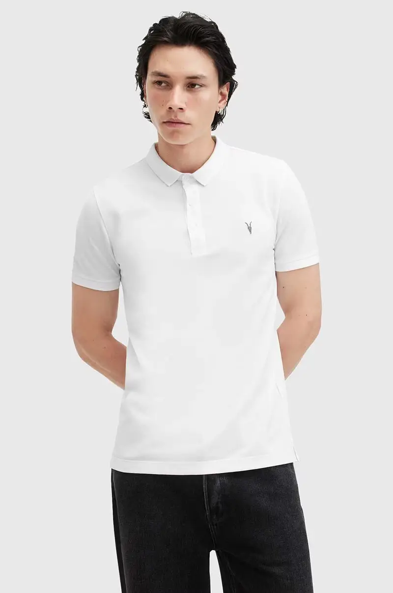 AllSaints Polo Bianco 4214865