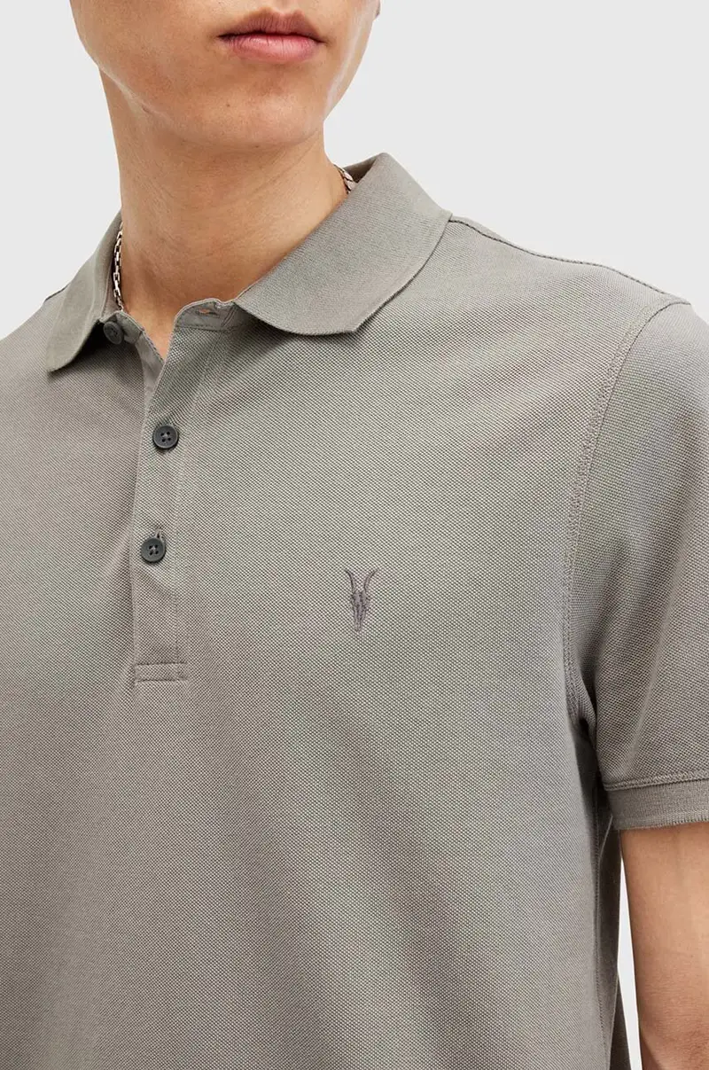 AllSaints Polo Grigio 4157474 miniatura 2