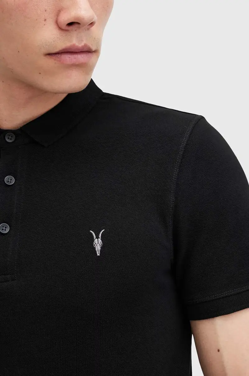 AllSaints Polo Nero 4214956 miniatura 2