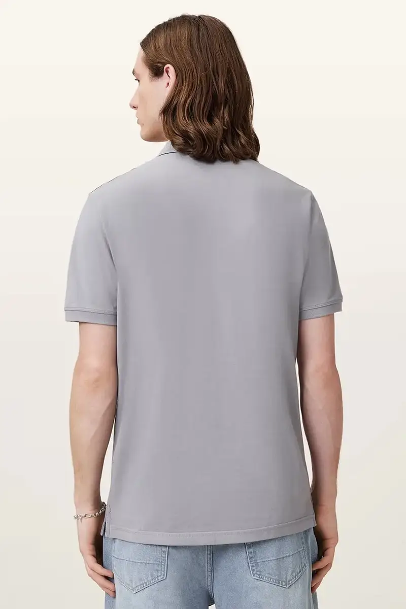 AllSaints Polo Uomo Grigio 3249886 miniatura 4