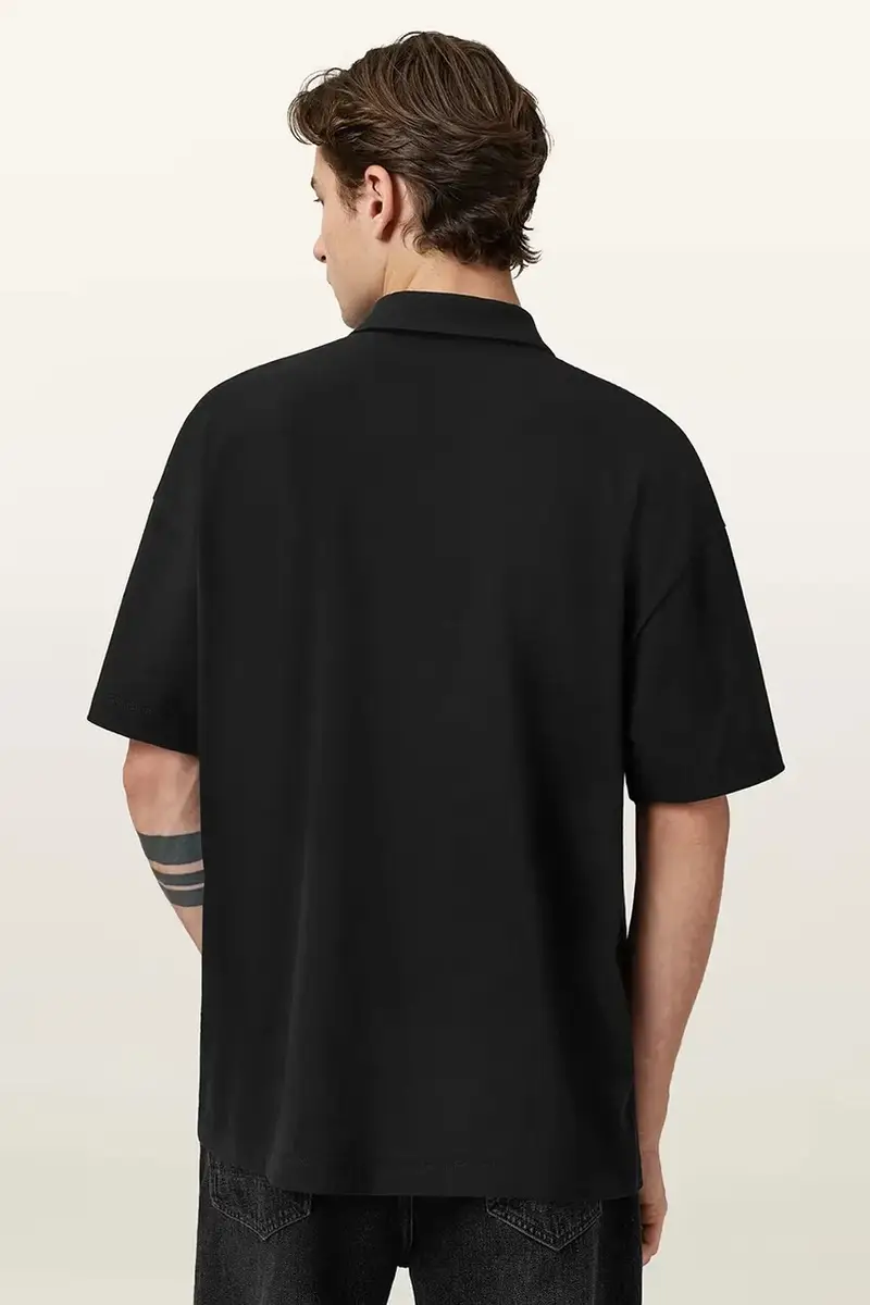 AllSaints Polo Uomo Nero 3152527 miniatura 4
