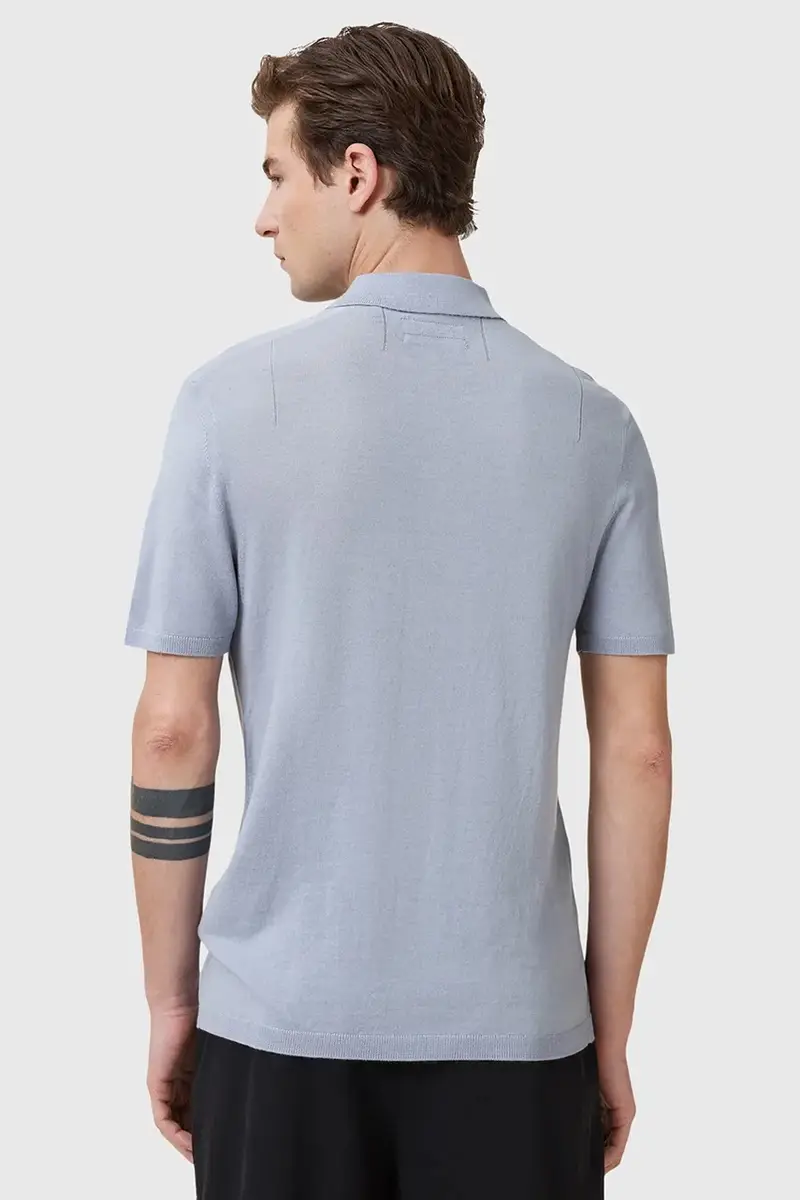AllSaints Polo Uomo Blu 2885874 miniatura 3