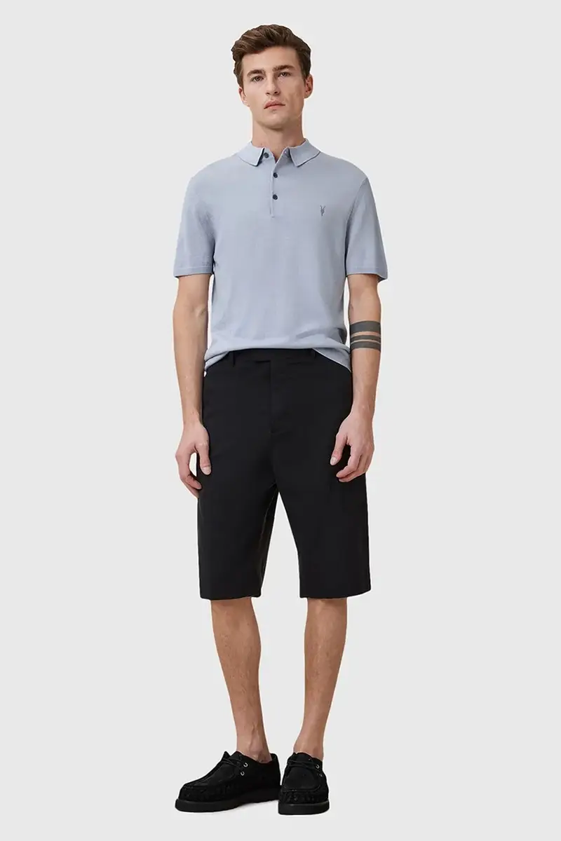 AllSaints Polo Uomo Blu 2885874 miniatura 4