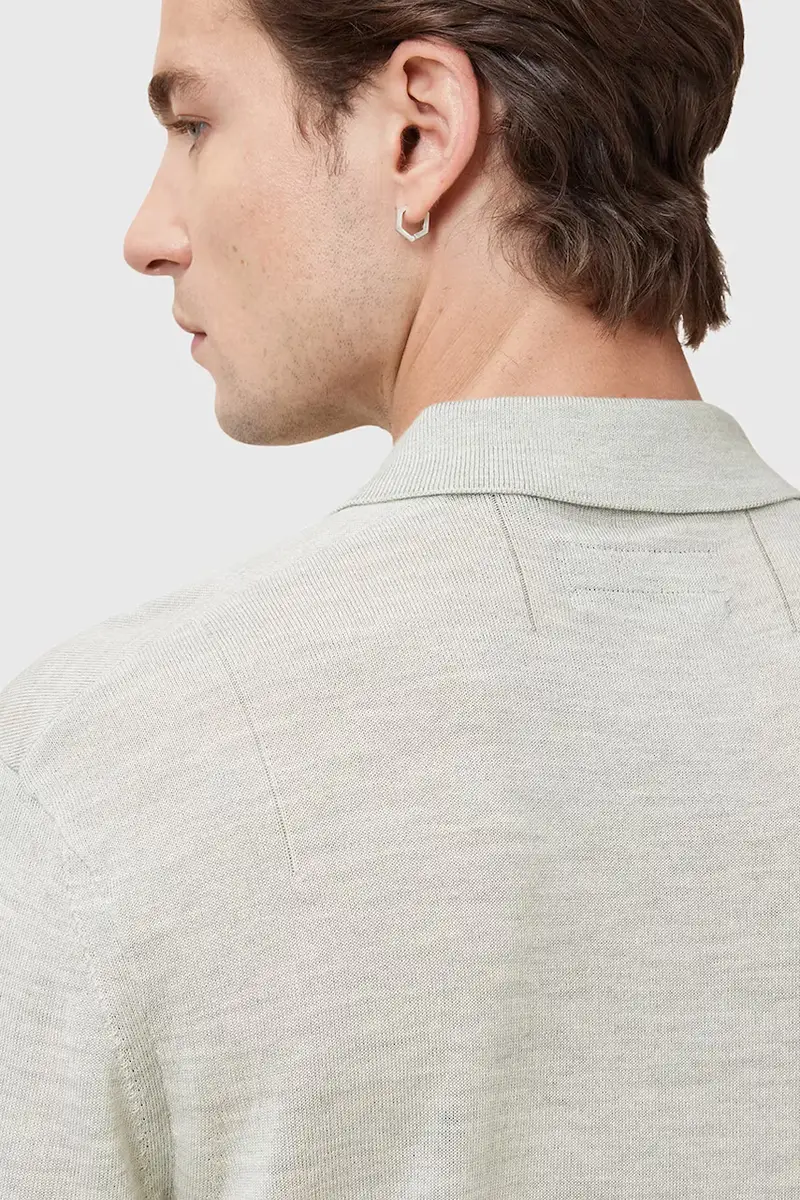 AllSaints Polo Uomo Verde 2987280 miniatura 3