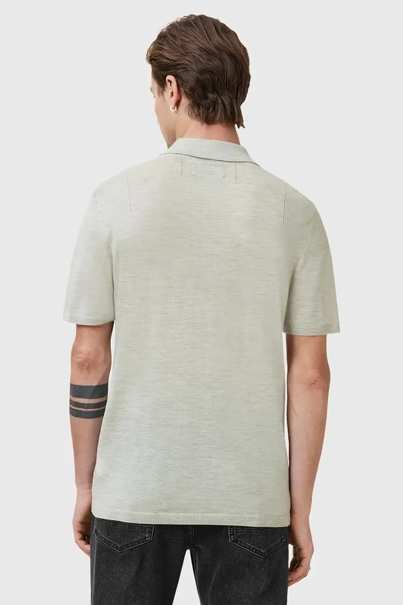 AllSaints Polo Uomo Verde 2987280 miniatura 4