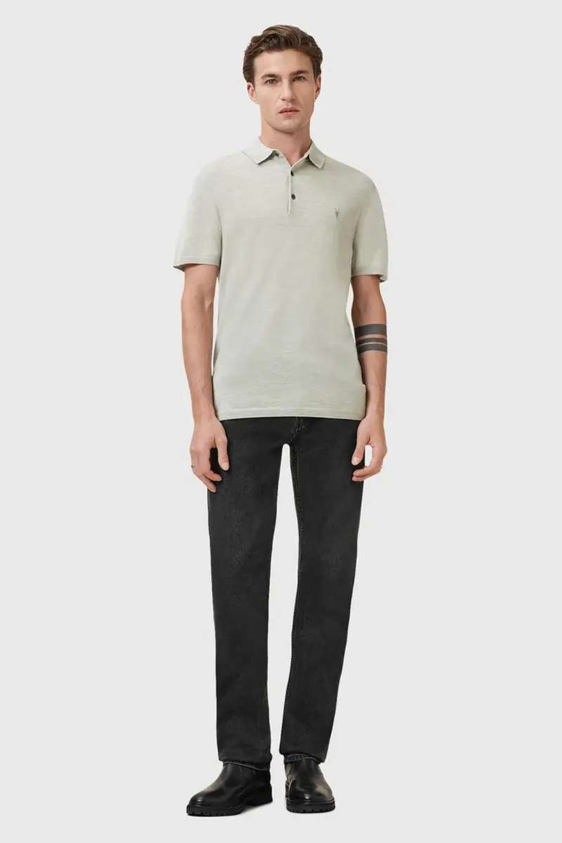 AllSaints Polo Uomo Verde 2987280 miniatura 5