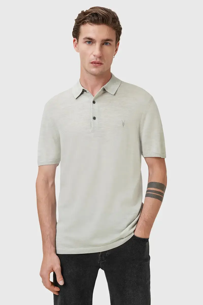 AllSaints Polo Uomo Verde 2987280