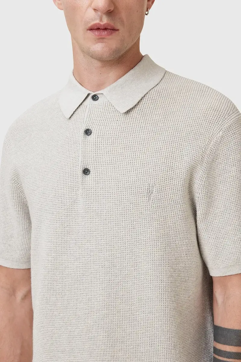 AllSaints Polo Uomo Beige 2885393 miniatura 2