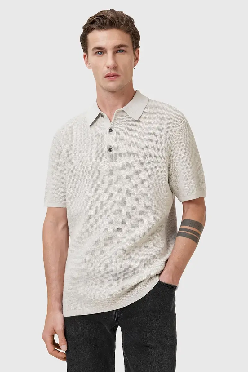 AllSaints Polo Uomo Beige 2885393