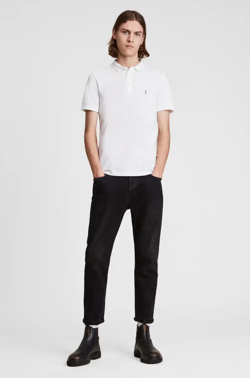 AllSaints Polo Bianco 3242772 miniatura 3