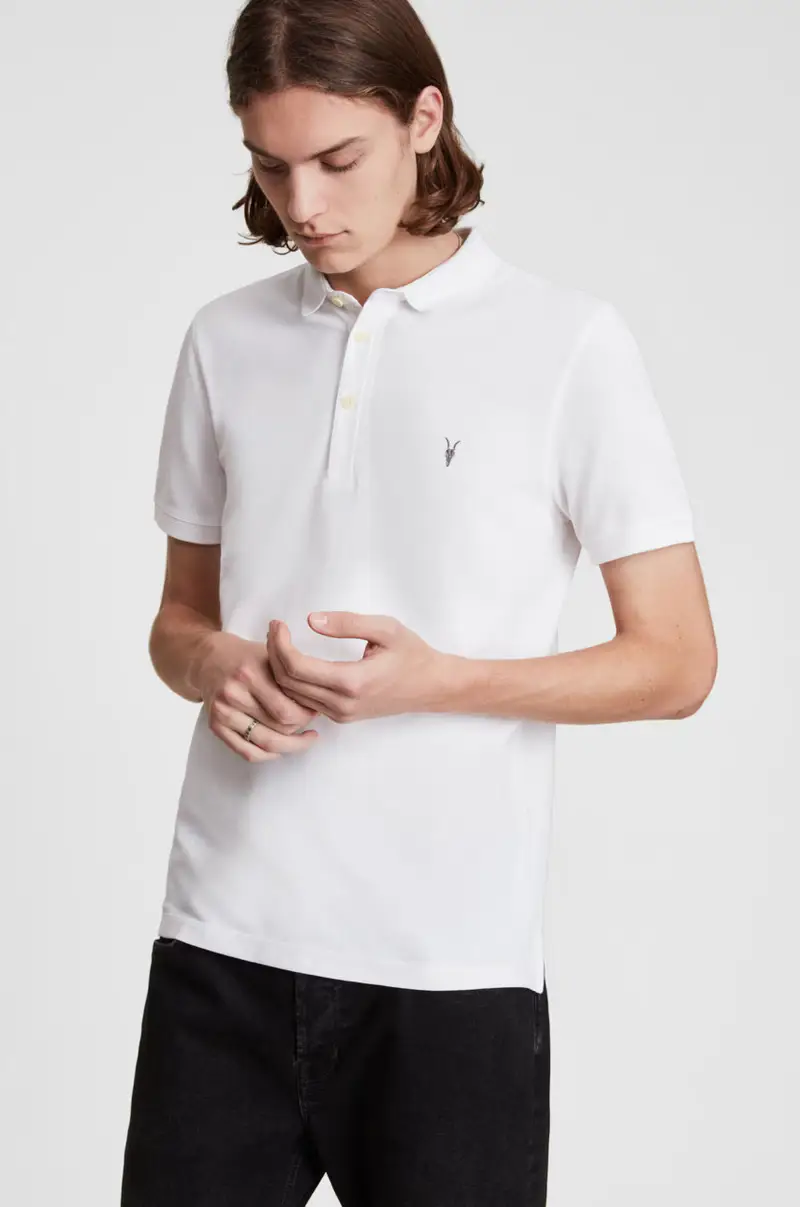 AllSaints Polo Bianco 3242772