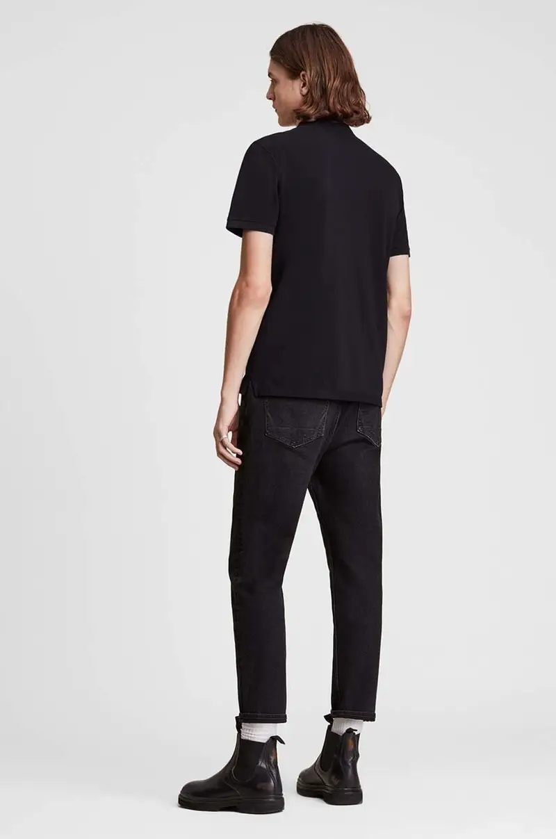 AllSaints Polo Nero 3261717 miniatura 4