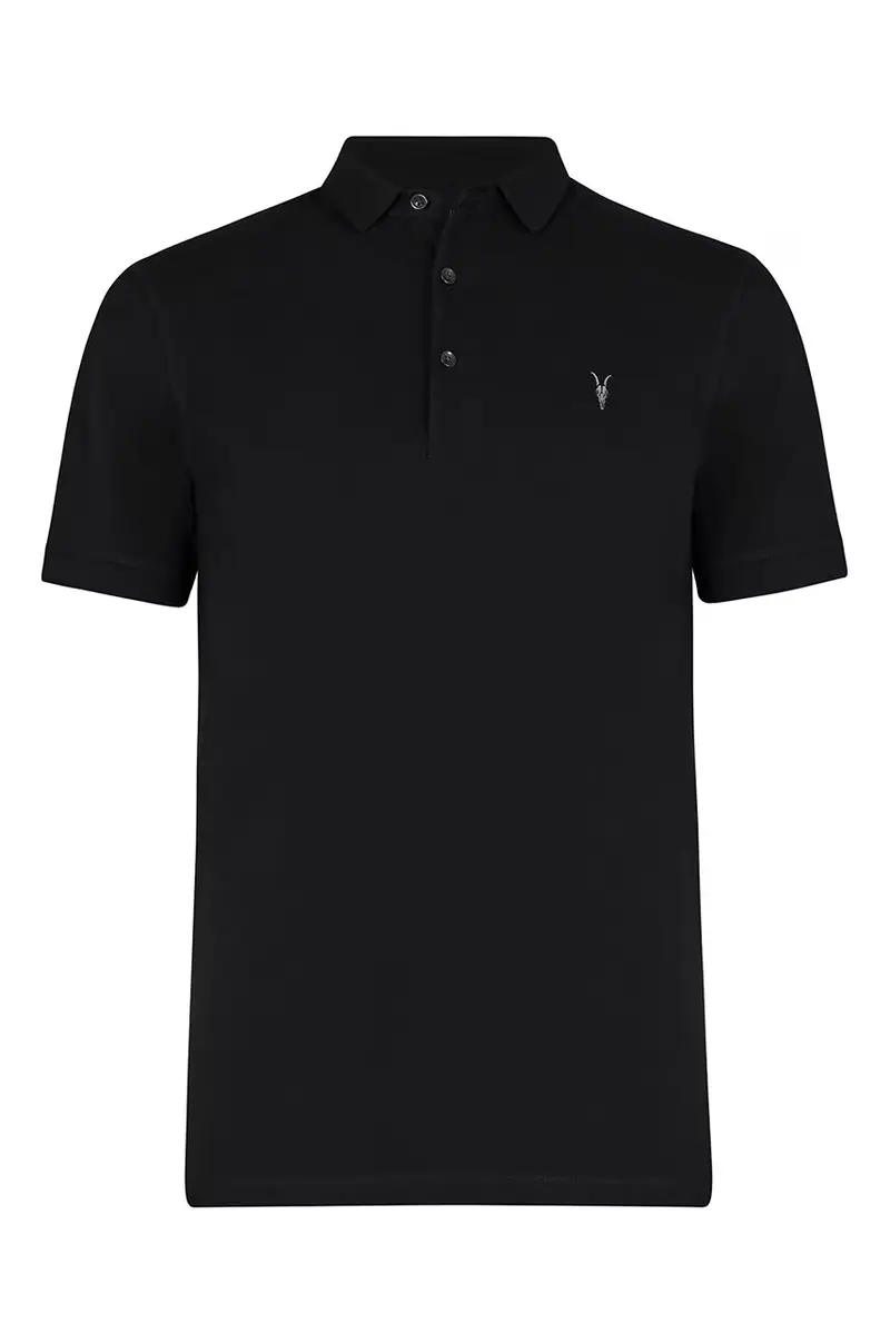 AllSaints Polo Nero 3261717 miniatura 5