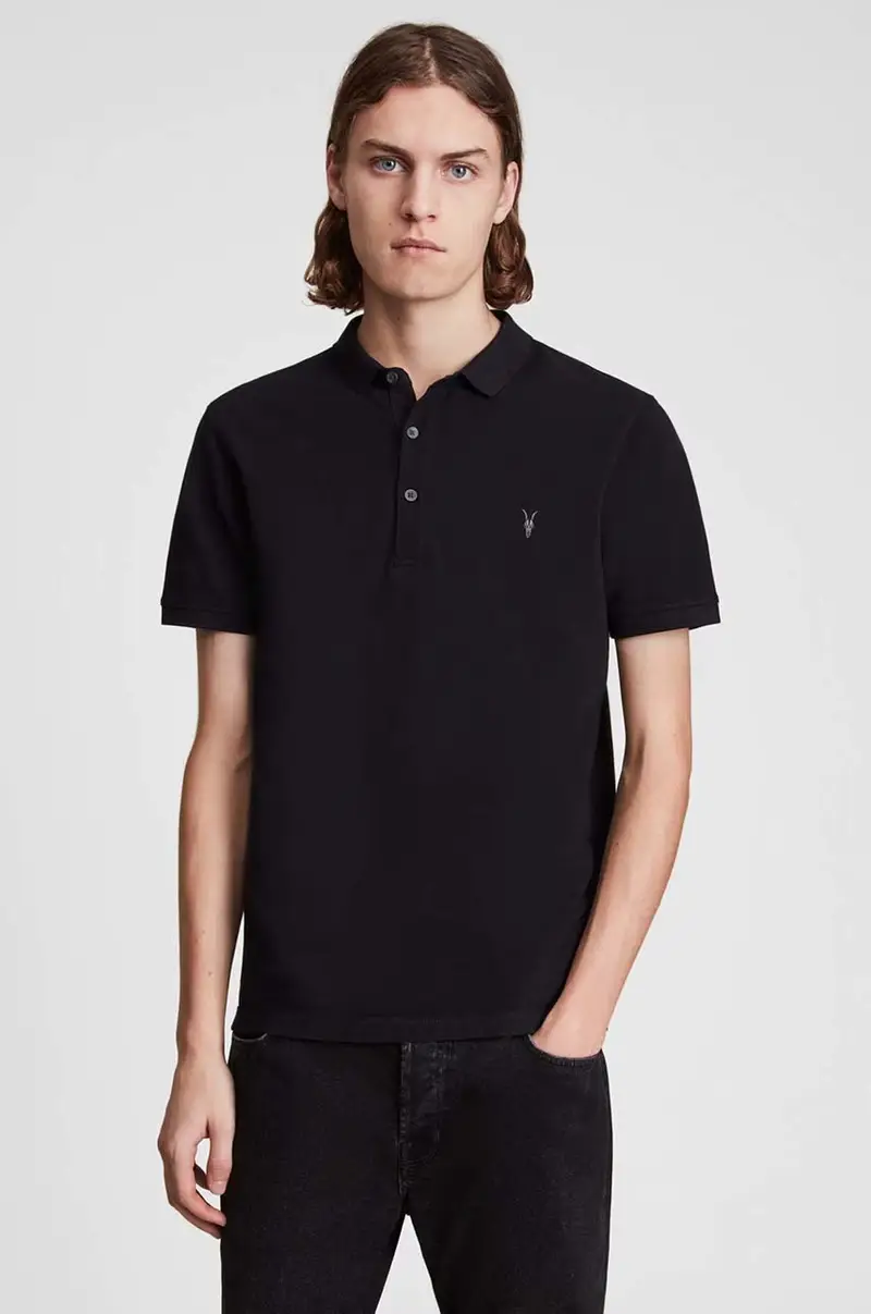 AllSaints Polo Nero 3261717