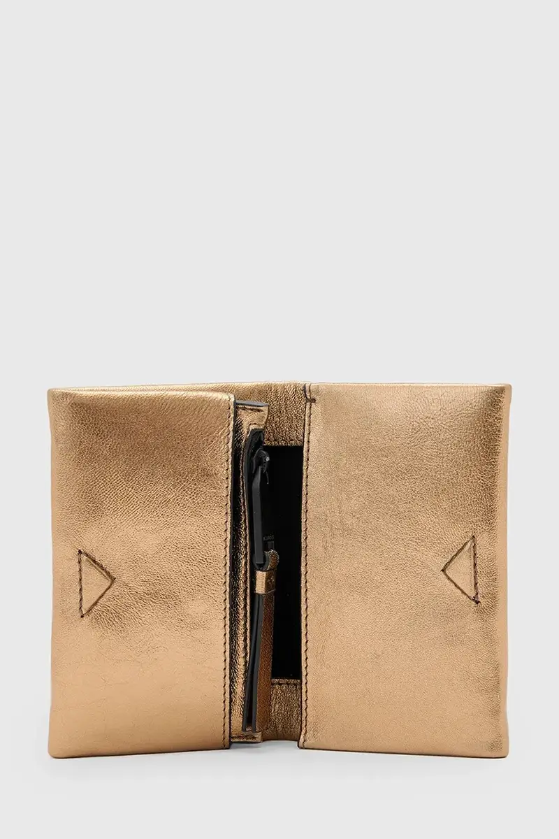 portafoglio in pelle HARLUNA donna colore oro W205XD miniatura 4