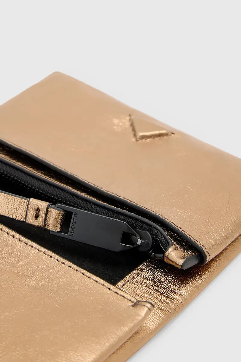 portafoglio in pelle HARLUNA donna colore oro W205XD miniatura 5