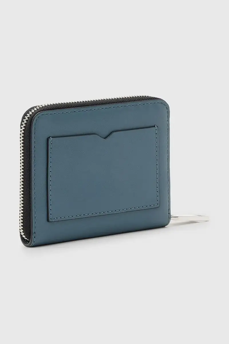 portafoglio in pelle LENA HEX donna colore nero W130XC Blu miniatura 3