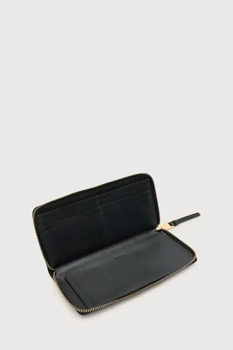 portafoglio in pelle TRAVEL donna colore nero W277XD miniatura 4