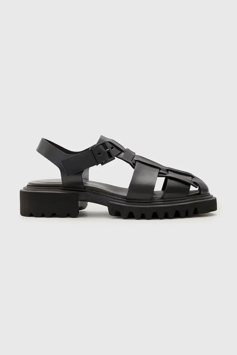 sandali in pelle Tess Sandal donna colore nero W041FC