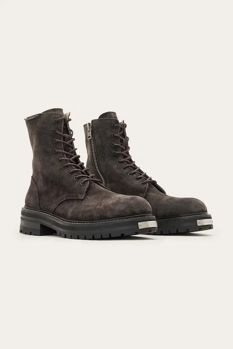 scarpe in camoscio HANK SUEDE BOOT uomo colore grigio M005FB miniatura 2