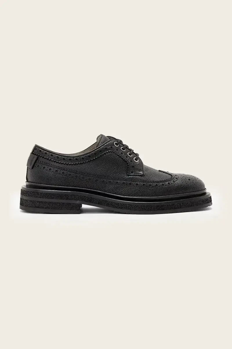 scarpe in pelle Escher Brogue Nero