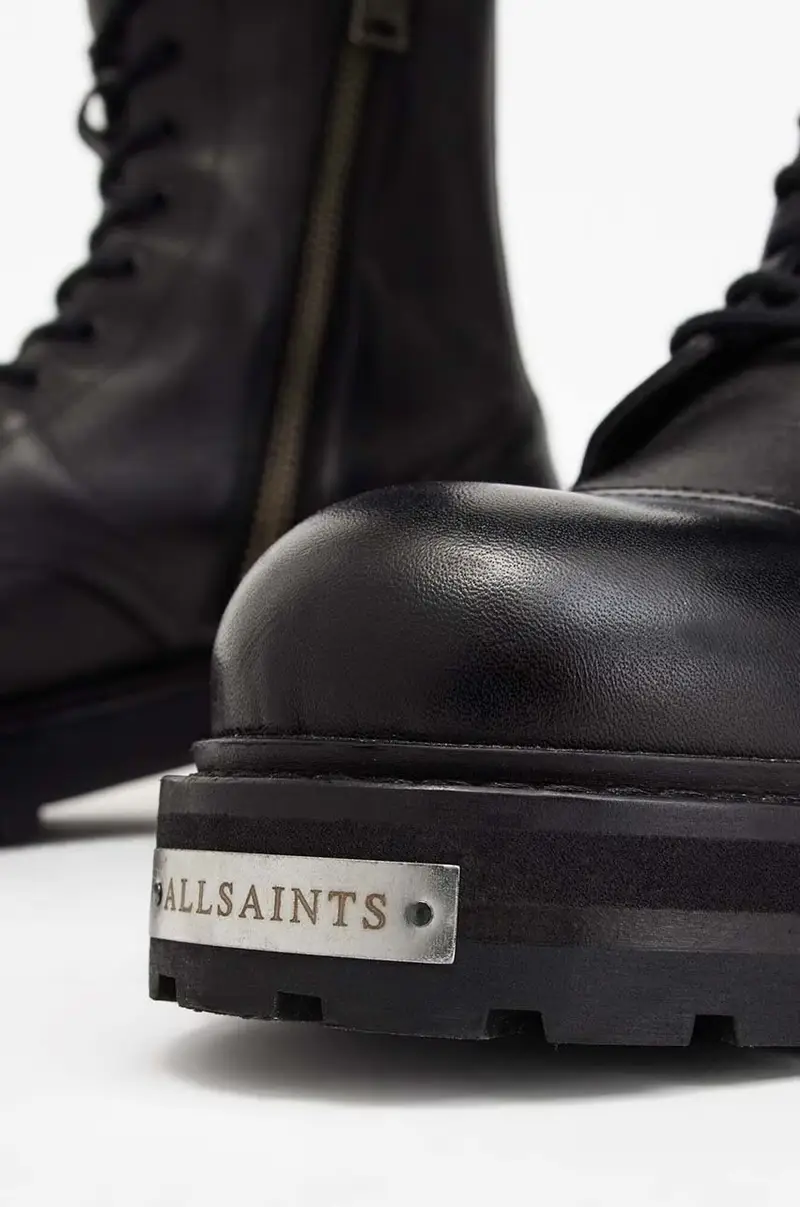 scarpe in pelle Hank Boot uomo colore nero M004FB miniatura 3