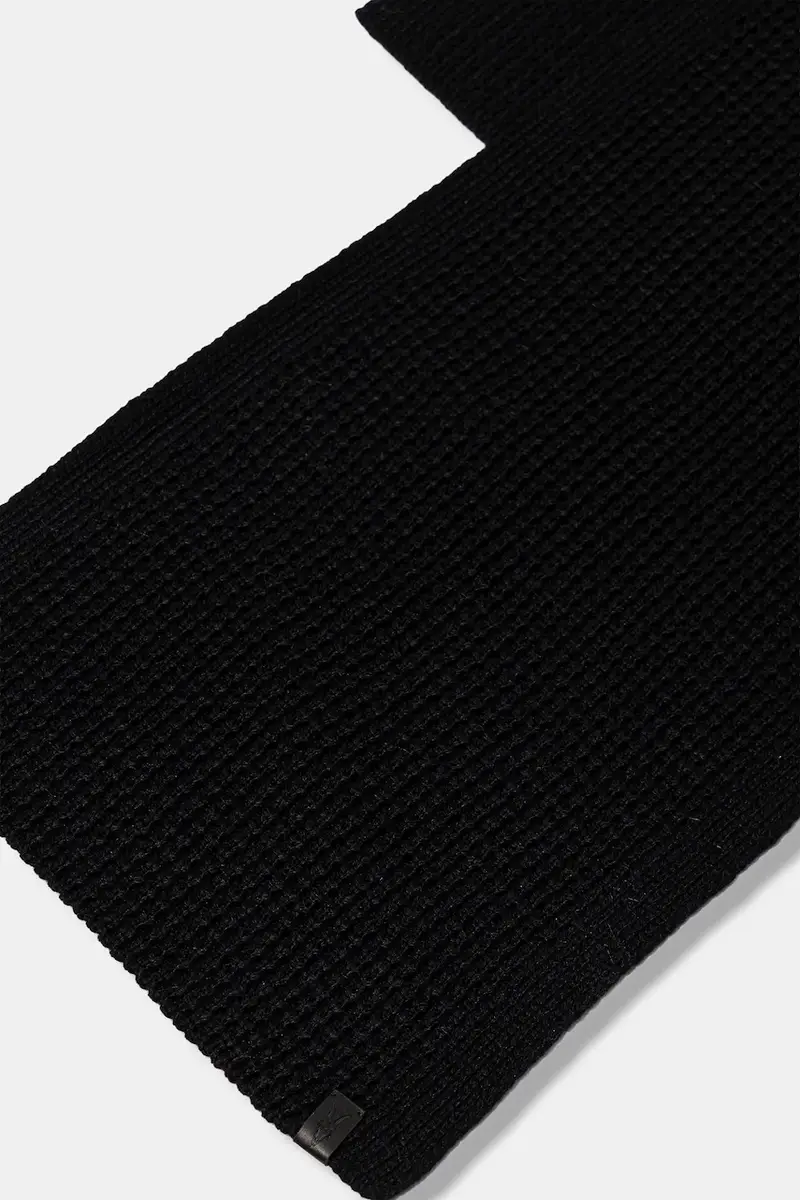 scialle con lana colore nero 29ASMC531467 miniatura 3