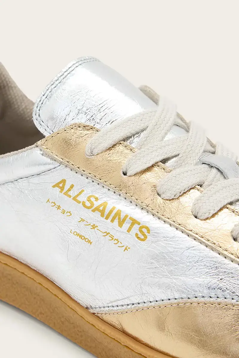 sneakers in pelle THELMA MET SNEAKER donna colore argento W072FB miniatura 4